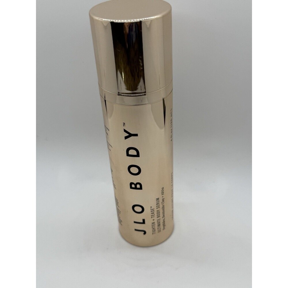 JLO BODY Tighten + Tease Ultimate Body Serum Peptides AHAs 4FLOZ 120ML New NWOB